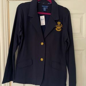 Ralph Lauren Blue Blazer. Size XLarge. New w/ tags.
